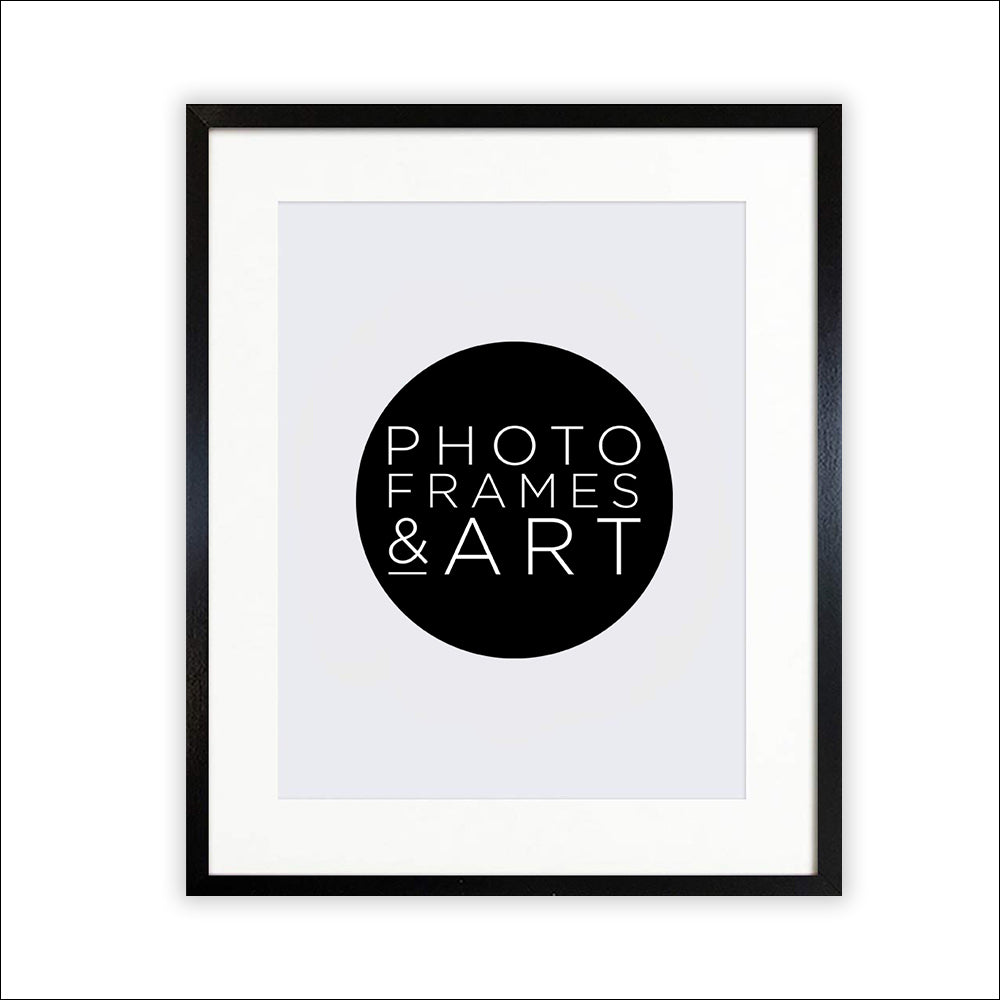 photoframesandart Oxford Photo Frame 20x16" For 16x12" With Soft Cream Mount