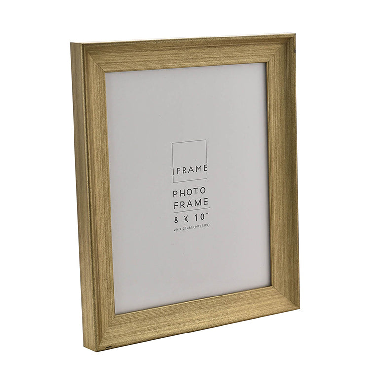photoframesandart 10x8" Photo Frame | Brushed Gold