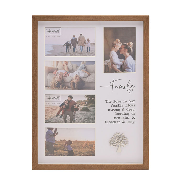 photoframesandart 6x4 Multi Photo Frame | Family
