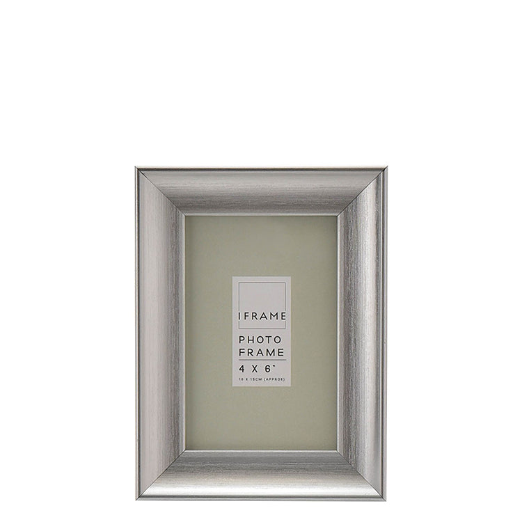 photoframesandart 6x4" Photo Frame | Brushed Silver