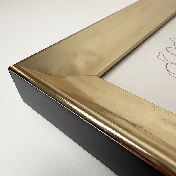 Photoframesandart 6x4" Photo Frame | Metallic Gold