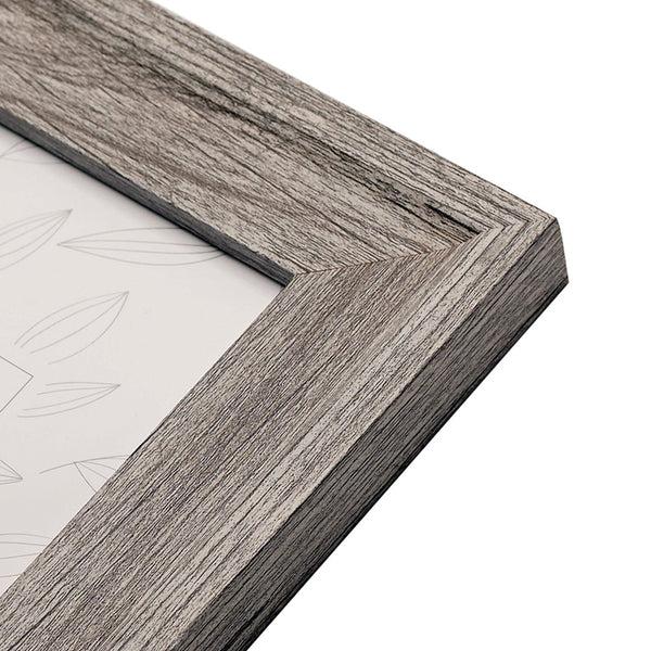 Photoframesandart 6X4" Wooden Photo Frame | Mid Grey