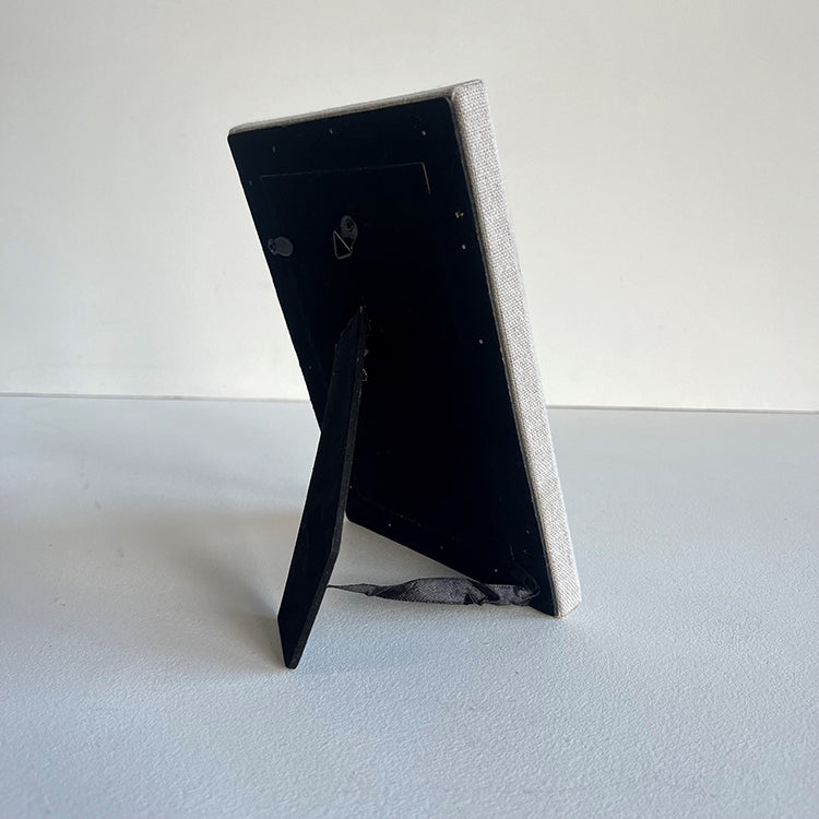 Photoframesandart 7x5 Linen Photo Frame | Cream