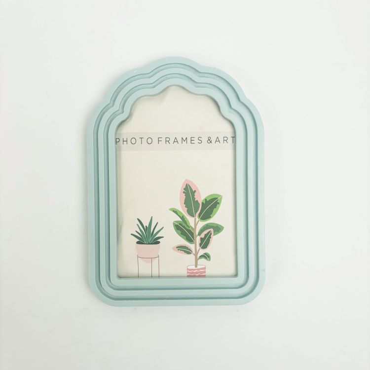 Photoframesandart Arched Blue Frame | 6x4"