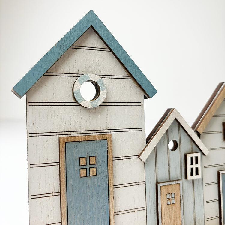 Photoframesandart Beach Huts | Wooden Ornament