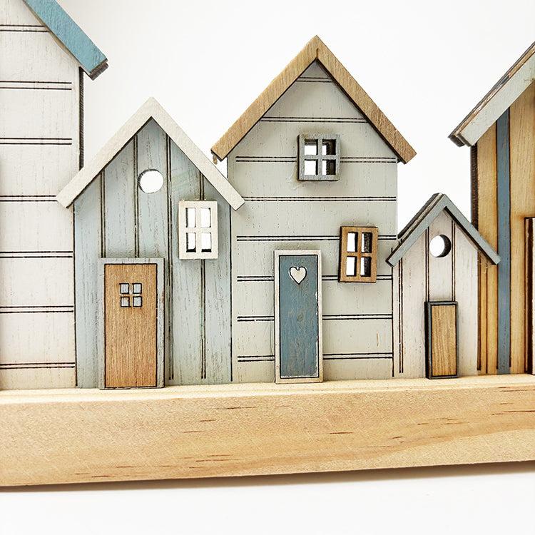 Photoframesandart Beach Huts | Wooden Ornament