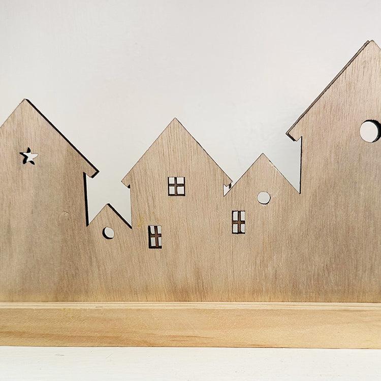 Photoframesandart Beach Huts | Wooden Ornament