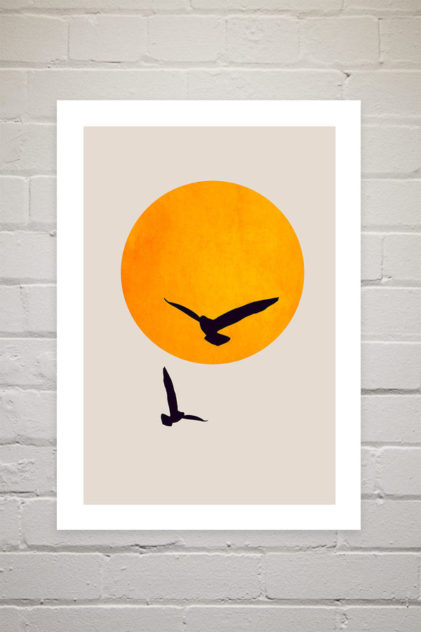 Photoframesandart Birds In The Sky | Kubistika