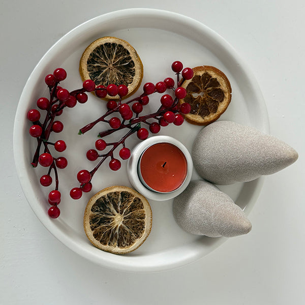 Photoframesandart Candle Tray With Christmas Trees