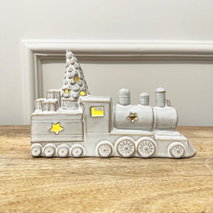 photoframesandart Ceramic Christmas Train | LED