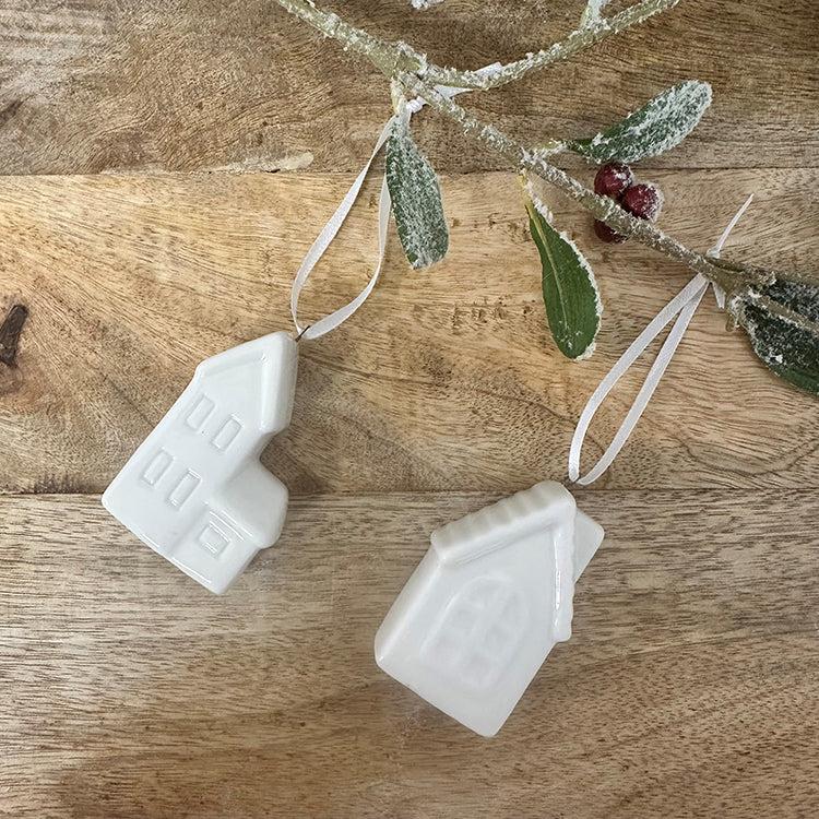 Photoframesandart Ceramic Hanging Houses | Set Of 2