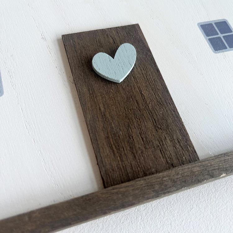 Photoframesandart Christmas House Plaque | Wooden