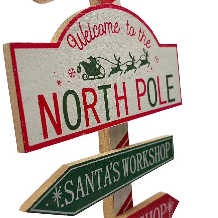 Photoframesandart Christmas North Pole Sign Post