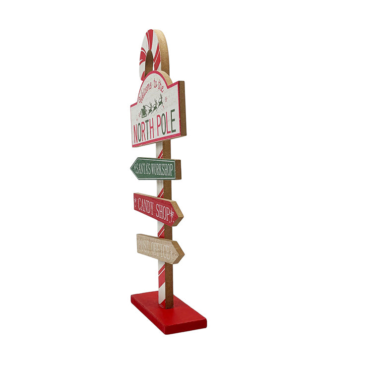 Photoframesandart Christmas North Pole Sign Post