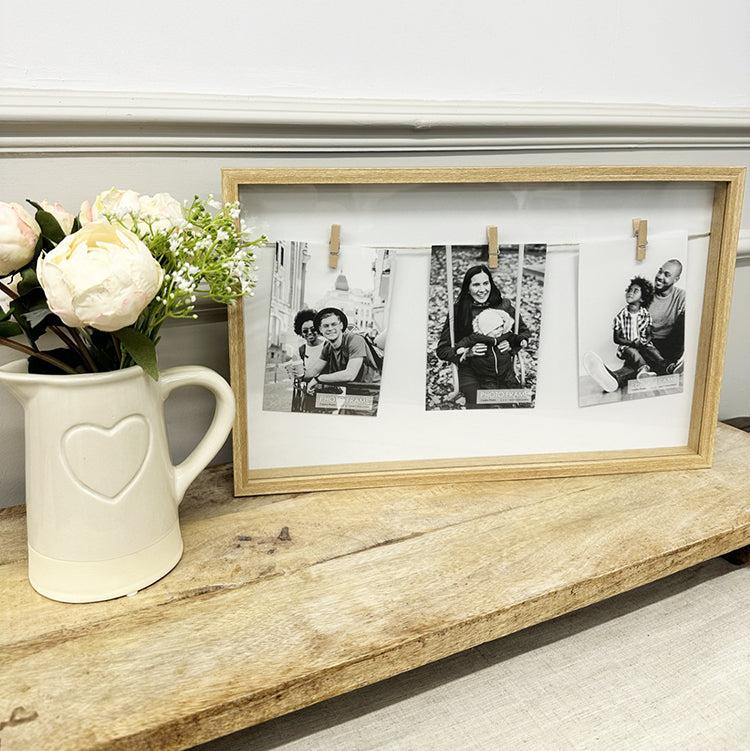 Photoframesandart Collage Peg Frame | 3 Apertures