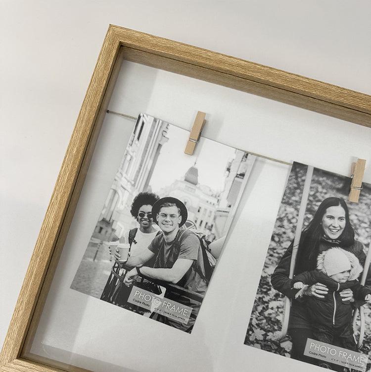 Photoframesandart Collage Peg Frame | 3 Apertures