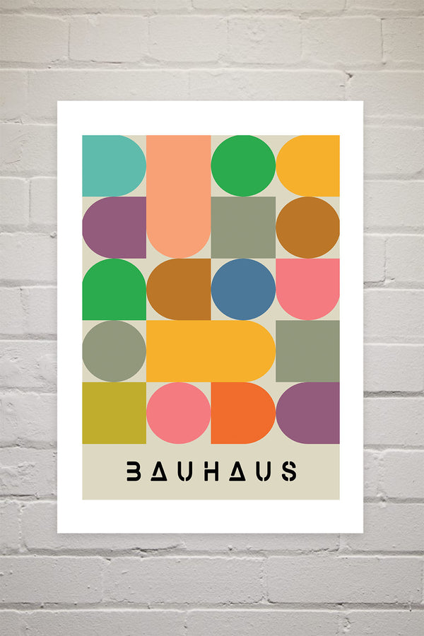 Photoframesandart Colourful Bauhaus | Luxe Poster Co