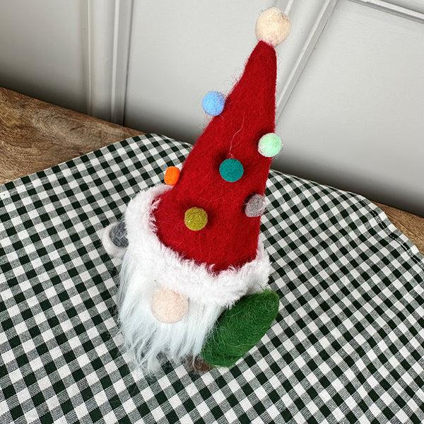 Photoframesandart Felt Santa | With Pom Pom Hat