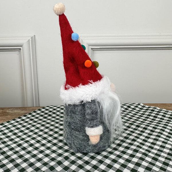 Photoframesandart Felt Santa | With Pom Pom Hat