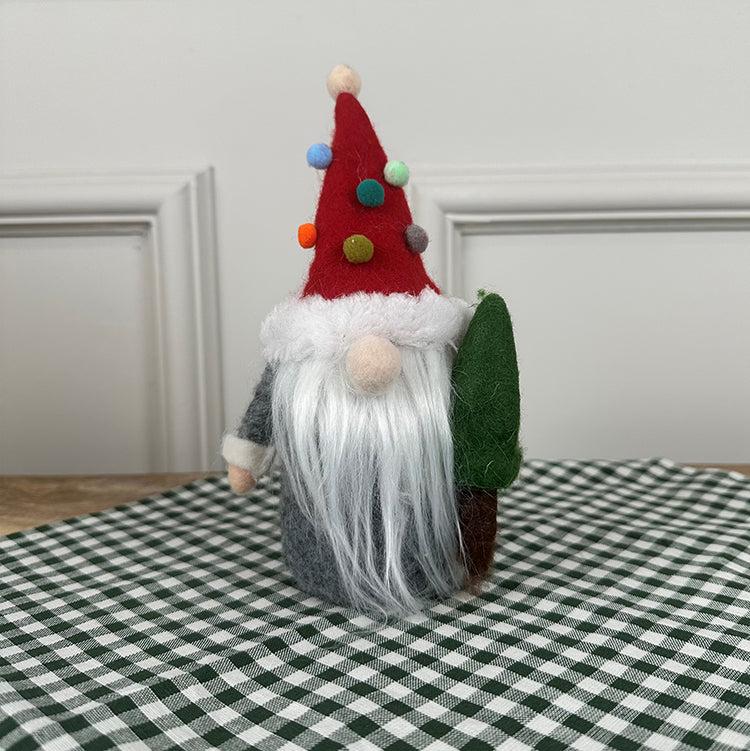 photoframesandart Felt Santa | With Pom Pom Hat