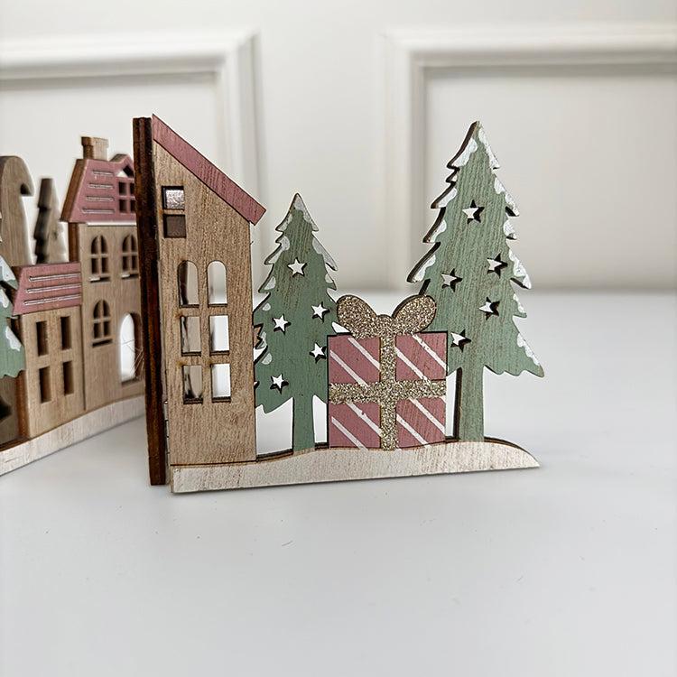 Photoframesandart Foldable Gonk House Scene | Wooden