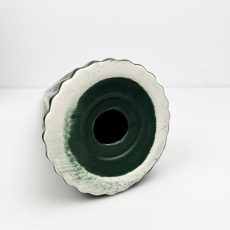 Photoframesandart Green Ceramic Trees | Set Of Three