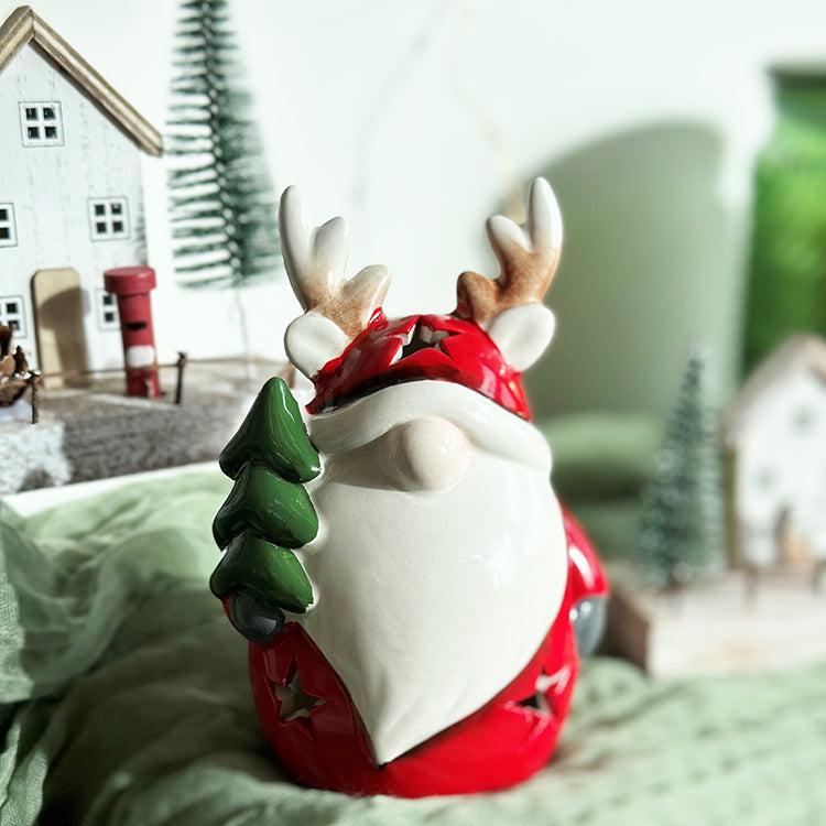 Photoframesandart LED Ceramic Santa Decoration