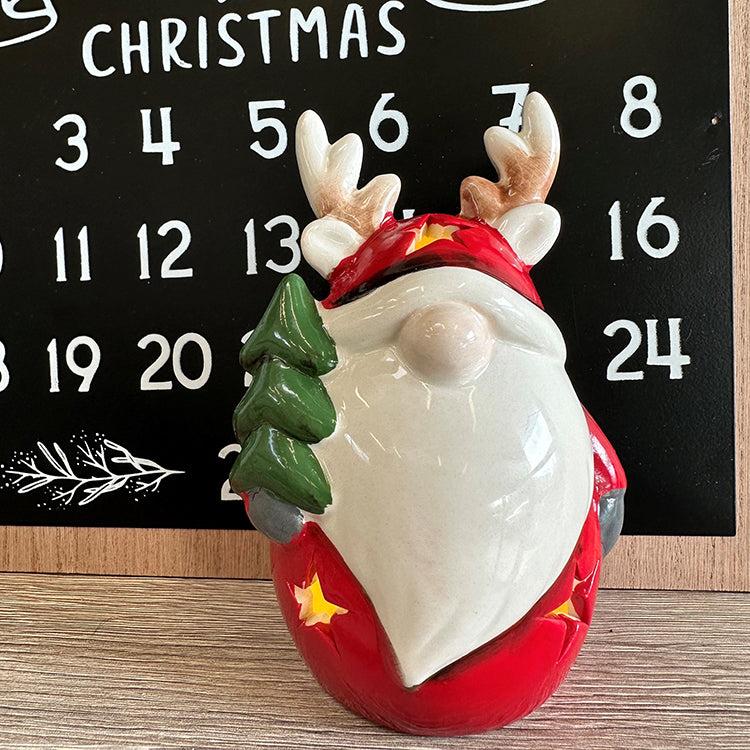 photoframesandart LED Ceramic Santa Decoration