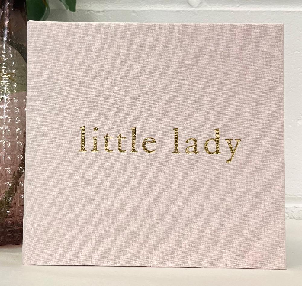 Photoframesandart Linen "Little Lady" Photo Album