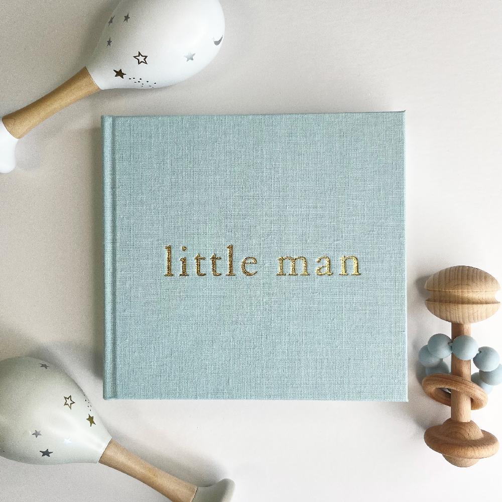 photoframesandart Linen "Little Man" Photo Album