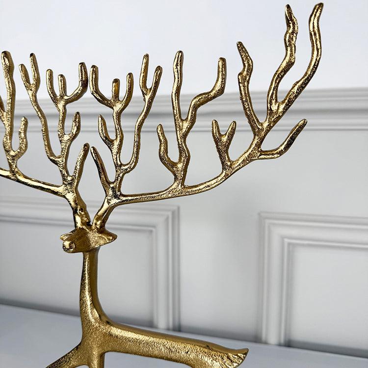 Photoframesandart Minimalist Decor Metal Stag | Gold