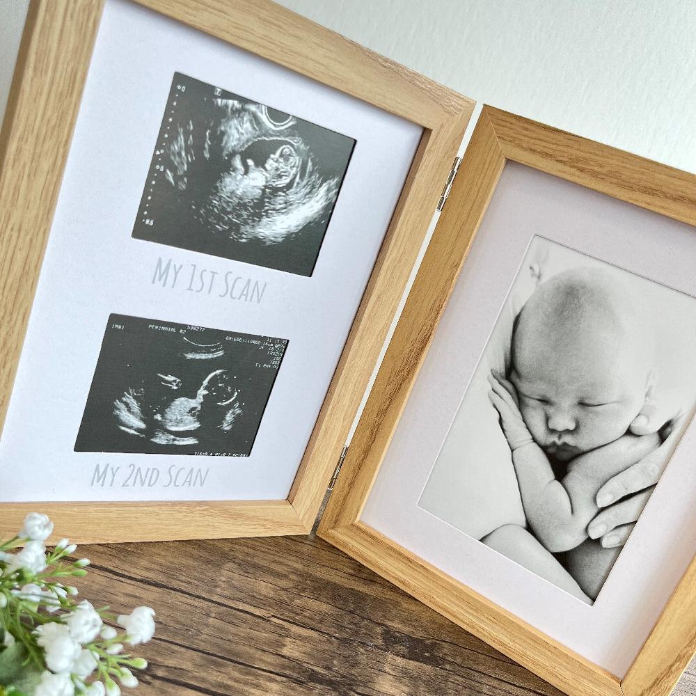 Photoframesandart My First Scan Photo Frame | Oak