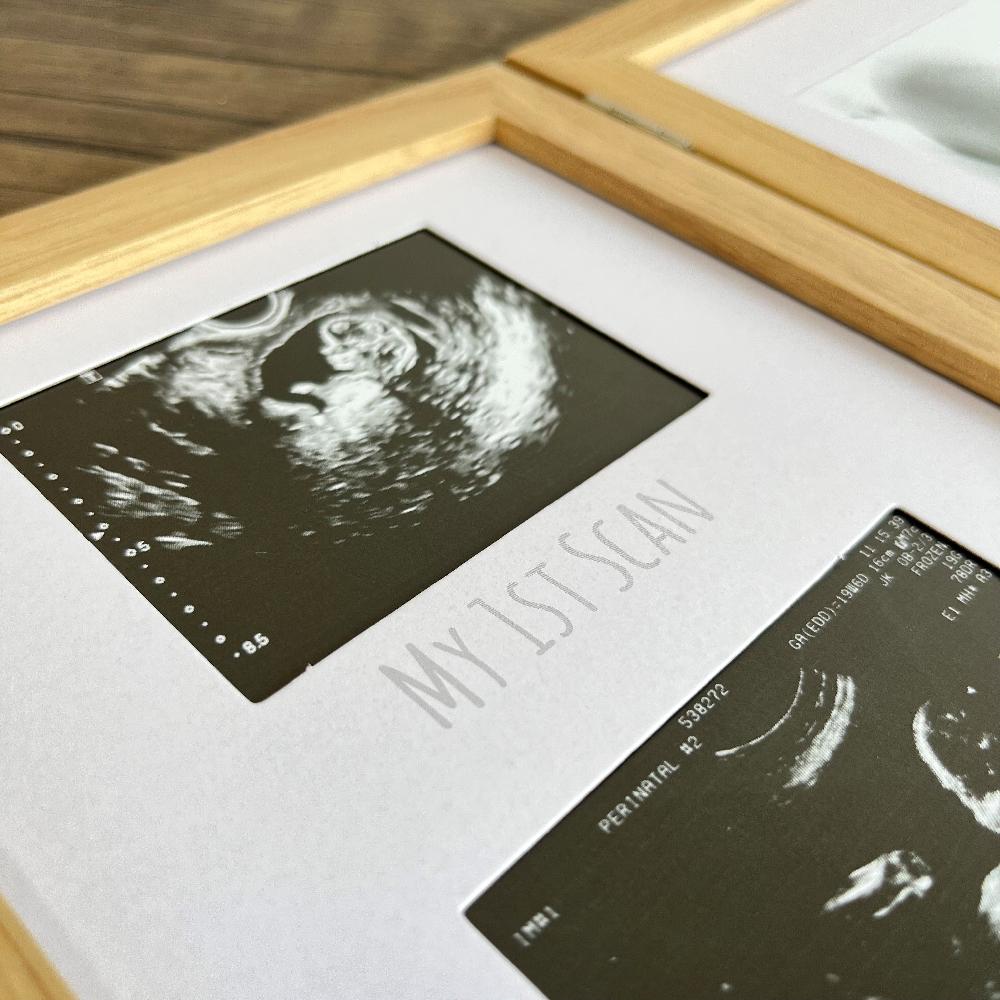 Photoframesandart My First Scan Photo Frame | Oak