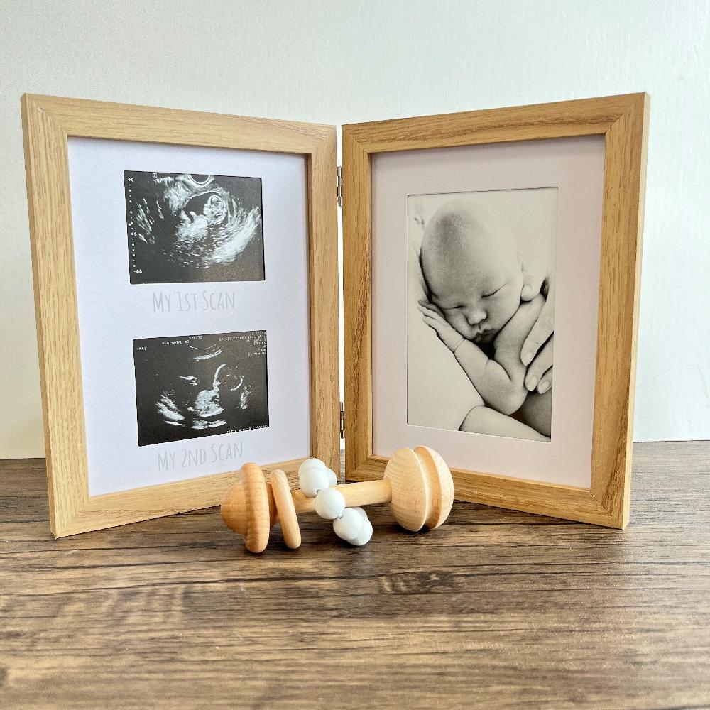 photoframesandart My First Scan Photo Frame | Oak