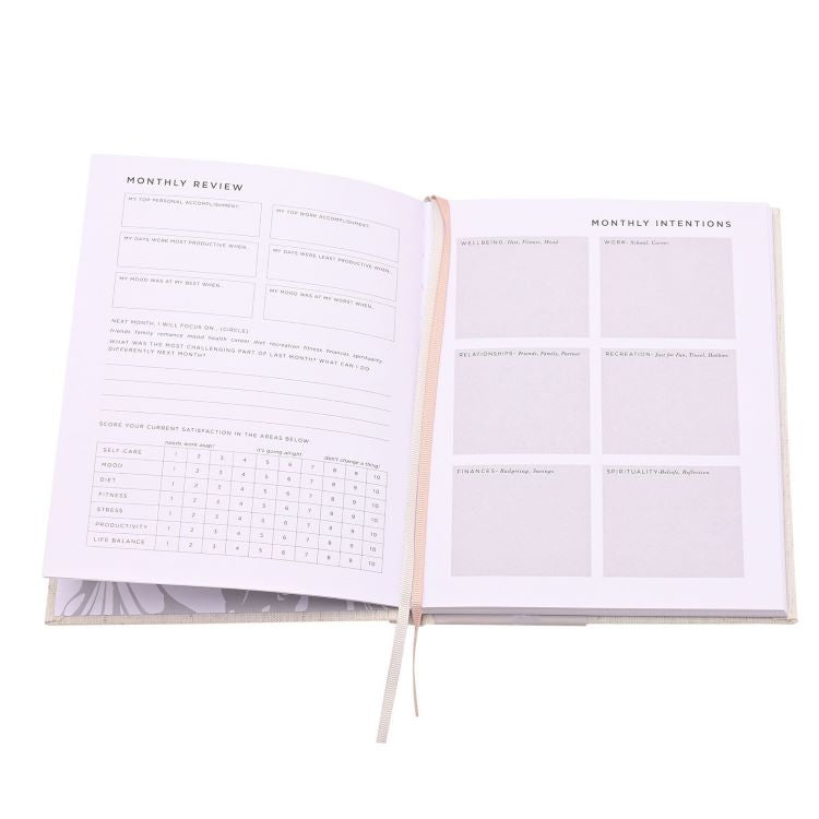 Photoframesandart My Self Care Journal | Beige Linen