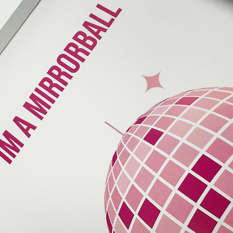 Photoframesandart Pink Disco Trio | Framed Art