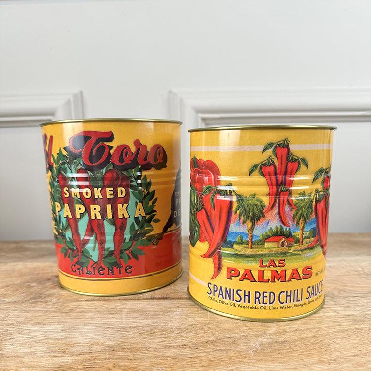 photoframesandart Retro Tins | Paprika and Chilli
