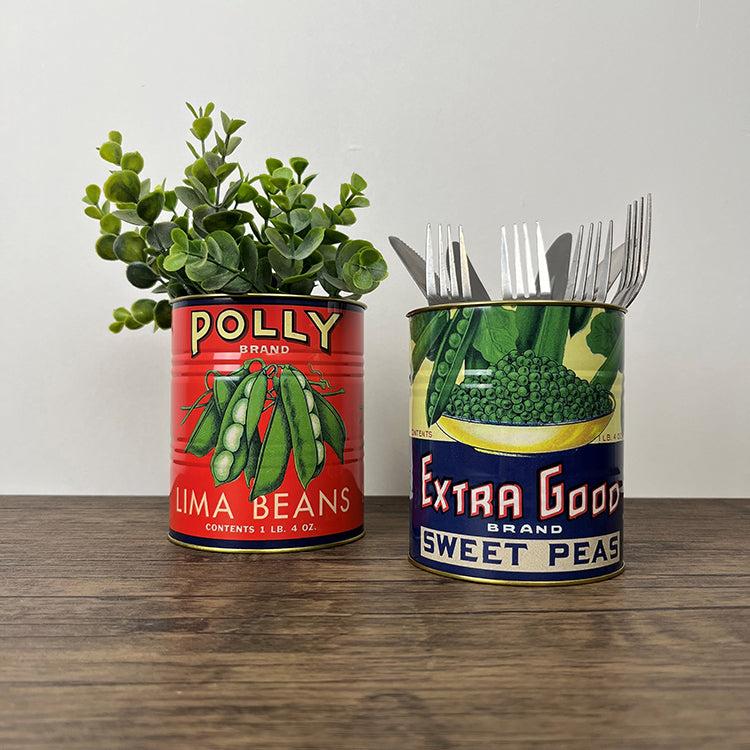 photoframesandart Retro Tins | Peas and Beans