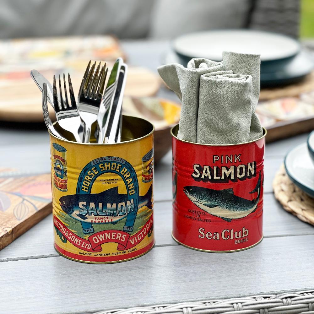 photoframesandart Retro Tins | Salmon
