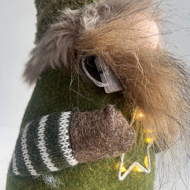 Photoframesandart Rustic Green Gonk | LED Star