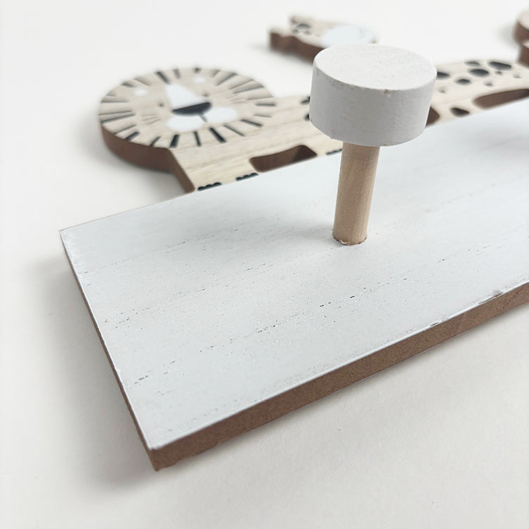 Photoframesandart Safari Animal Hooks | Wooden