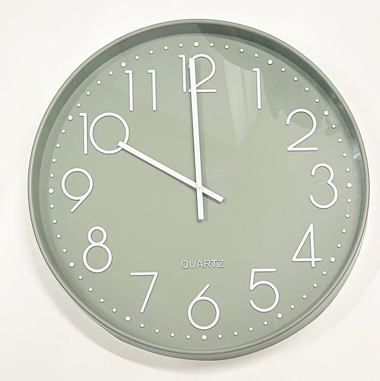 photoframesandart Sage Green Wall Clock | 50.6cm