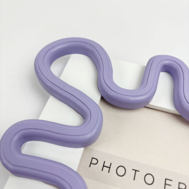 Photoframesandart Squiggly Purple Frame | 7x5"