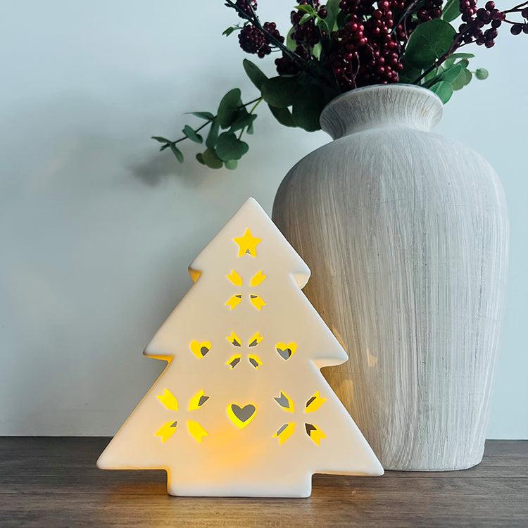 Photoframesandart White Cut Out Tree | LED