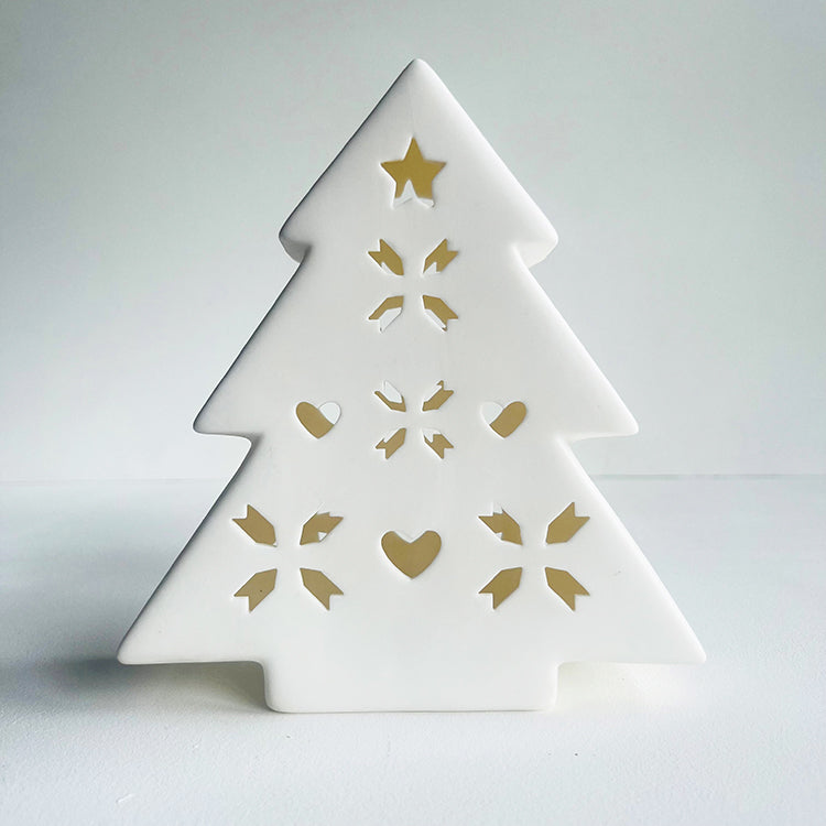 Photoframesandart White Cut Out Tree | LED