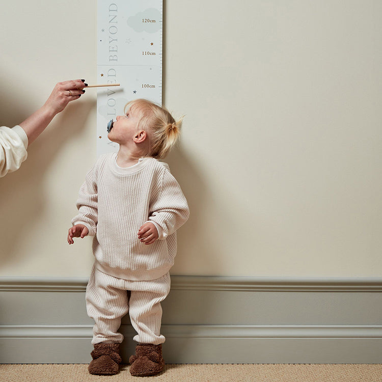 Photoframesandart Wooden Height Chart | Clouds
