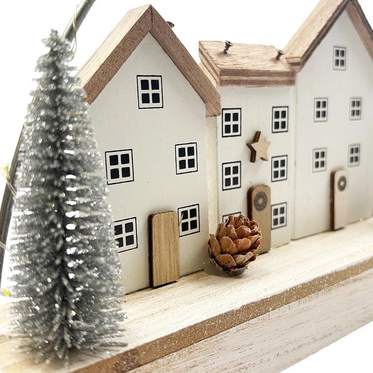 Photoframesandart Wooden LED House Scene | Large