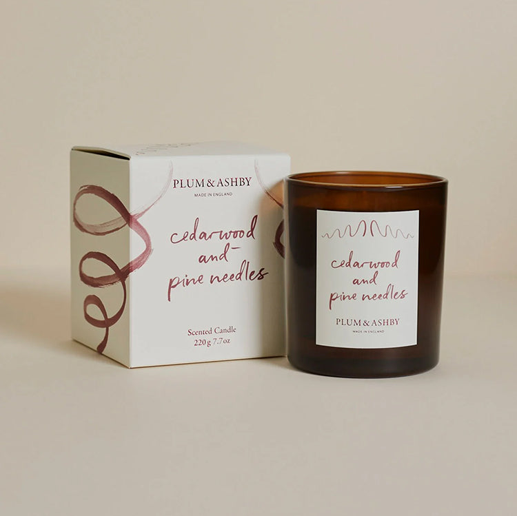 photoframesandart Plum & Ashby Candle | Cedarwood & Pine Needles