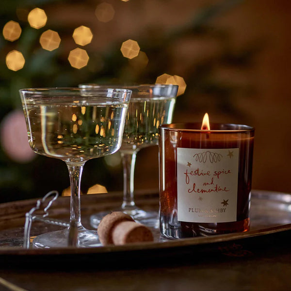 Photoframesandart Plum & Ashby Christmas Candle | Festive Spice & Clementine
