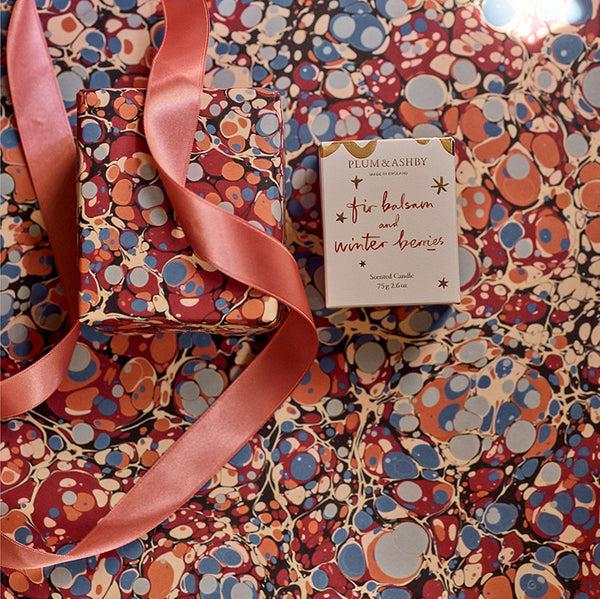 Photoframesandart Plum & Ashby Christmas Votive | Fir Balsam & Winter Berries